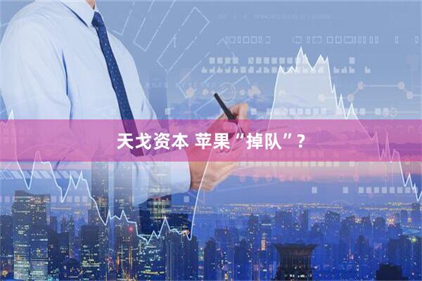 天戈资本 苹果“掉队”?