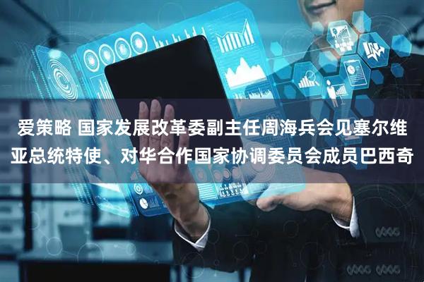 爱策略 国家发展改革委副主任周海兵会见塞尔维亚总统特使、对华合作国家协调委员会成员巴西奇